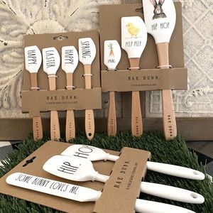 Rae Dunn EASTER Spatula & Utensil Bundle - Brand new